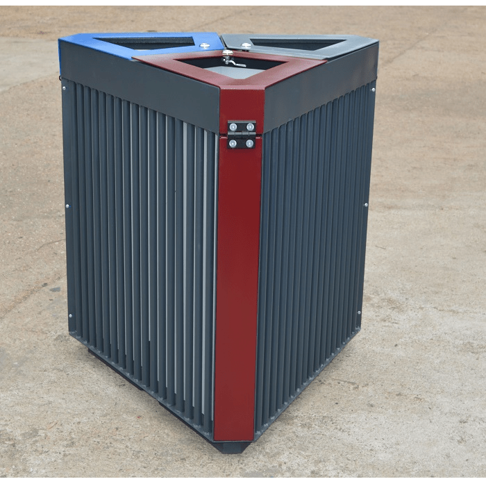 Selective recycling trash can