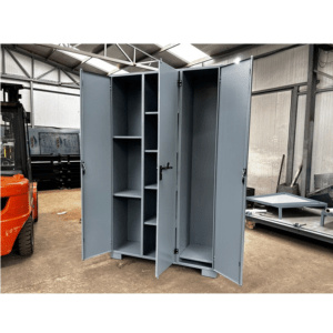 dulap metalic cu polite interioare