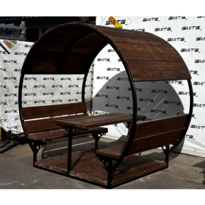 foisor din lemn pentru parc sau spatii de joaca