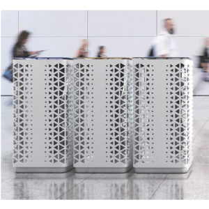 cos de gunoi strdal din tabla perforata