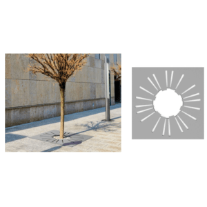 Protectie decorativa pentru radacina copacilor