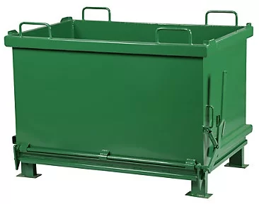 Drop bottom container