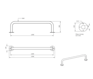 U-shaped protection barrier-Internal small Collision Barrier-Steel Hoop Guards