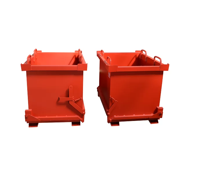 Drop bottom container
