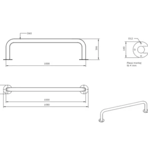 U-shaped protection barrier-Internal small Collision Barrier-Steel Hoop Guards