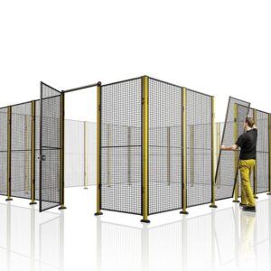 Wire mesh partitions fences