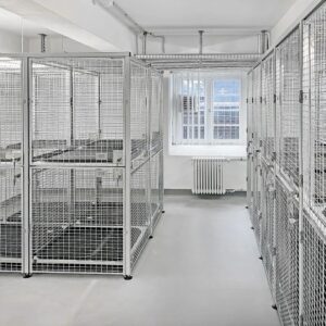 Wire mesh security partitions 2