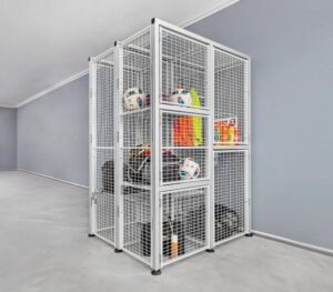 Wire mesh security partitions 2